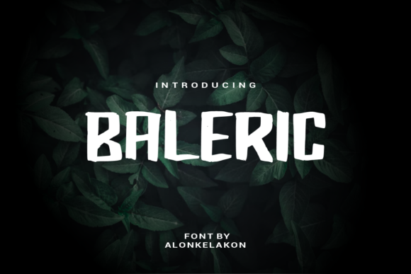 Baleric: A Versatile Display Font for Small Business Branding