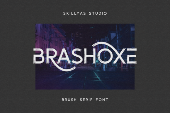 Brashoxe: A Modern Display Font for Bold Web Typography