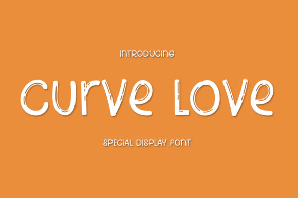Curve Love: A Sweet Display Font for Web Design Projects