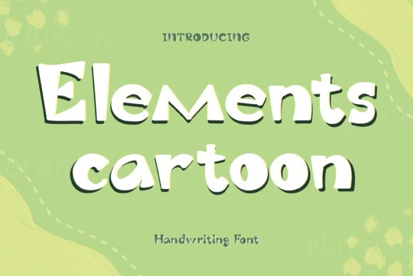 Elements Cartoon: A Playful Display Font for Dynamic Brand Campaigns