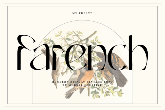 Farench: A Modern Display Font That Brings Vintage Charm to Brand Design