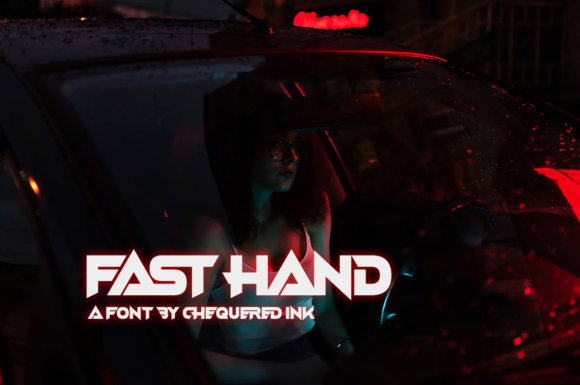 Fast Hand: A Techno Display Font That Powers Digital Campaigns