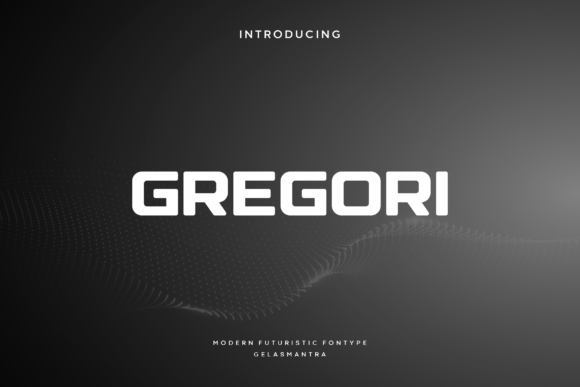 Gregori: A Sci-Fi Inspired Display Font for Makers and Creative Sellers