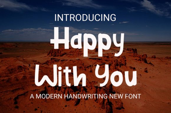 Happy with You: A Display Font That Brings Warmth to Editorial Design
