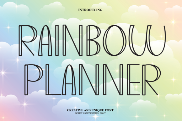 How the Rainbow Planner Font Transformed My Small Business Branding