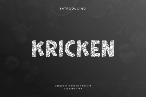 Kriken: A Cheerful Display Font for Branding That Stands Out