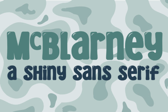 McBlarney: A Lucky Display Font for Business Branding