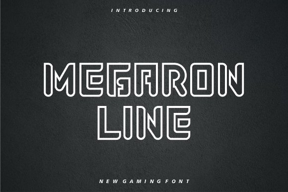 Megaron Line: A Bold Display Font for High-Impact Campaign Visuals