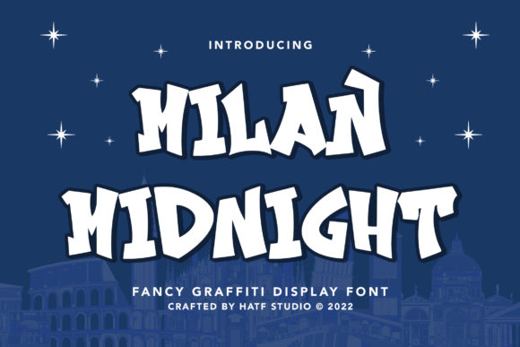 Milan Midnight: A Street-Inspired Font for Bold Editorial Design