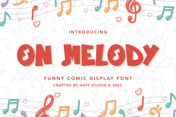 On Melody: A Handwritten Display Font That Gives Your Brand Personality