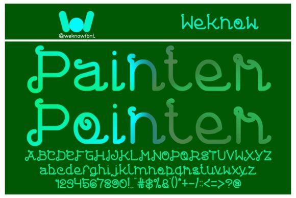 Painter Pointer: A Whimsical Display Font for Modern Editorial Design