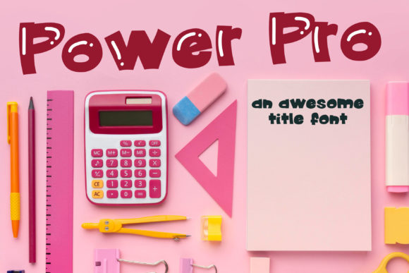 Power Pro: A Refreshing Display Font for Playful Brand Designs