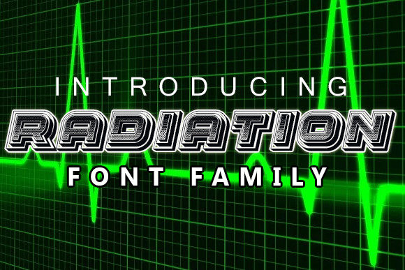 Radiation: A Bold Display Font for High-Energy Campaign Visuals
