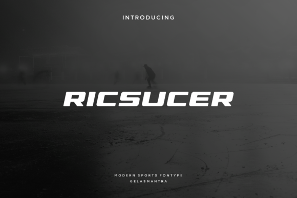Ricsucer: A Bold Display Font for Crafters and Product Designers