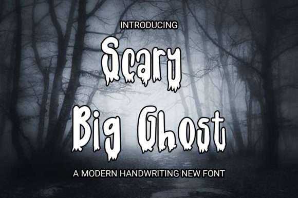 Scary Big Ghost: A Bold Display Font That Elevates Halloween-Themed Branding