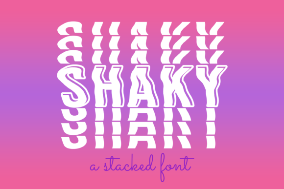 Shaky: A Refreshingly Cool Display Font for Creative Branding Projects