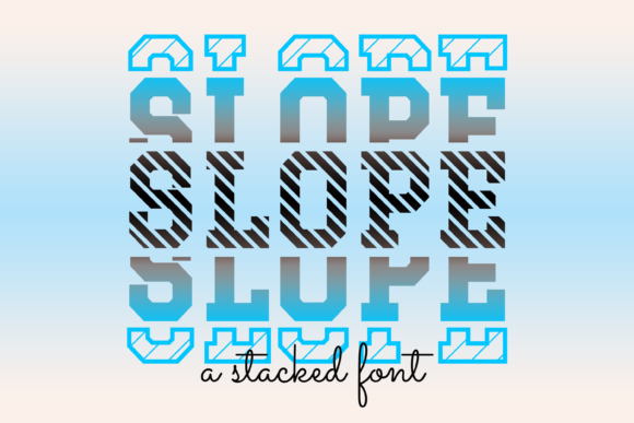 Slope: A Stylish Display Font for Modern Web Design