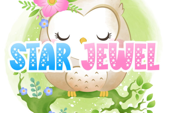 Star Jewel: A Playful Display Font for Lively Editorial Design