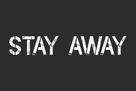 Stay Away: A Bold Display Font That Elevates Small Business Branding