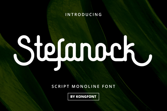 Stefanock: A Bold Display Font for High-Impact Design Projects