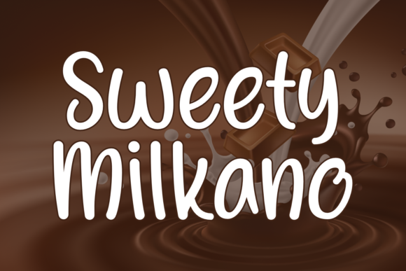 Sweety Milkano: A Playful Display Font for Editorial Charm