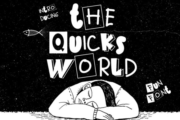 The Quicks World: A Playful Display Font for Small Business Branding