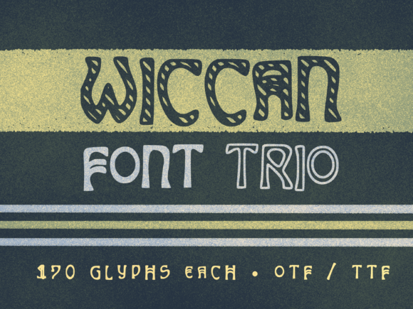 Wiccan Trio: A Retro Display Font That Elevates Campaign Visuals