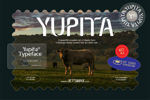 Yupita: A Fresh Display Font for Modern Editorial Design